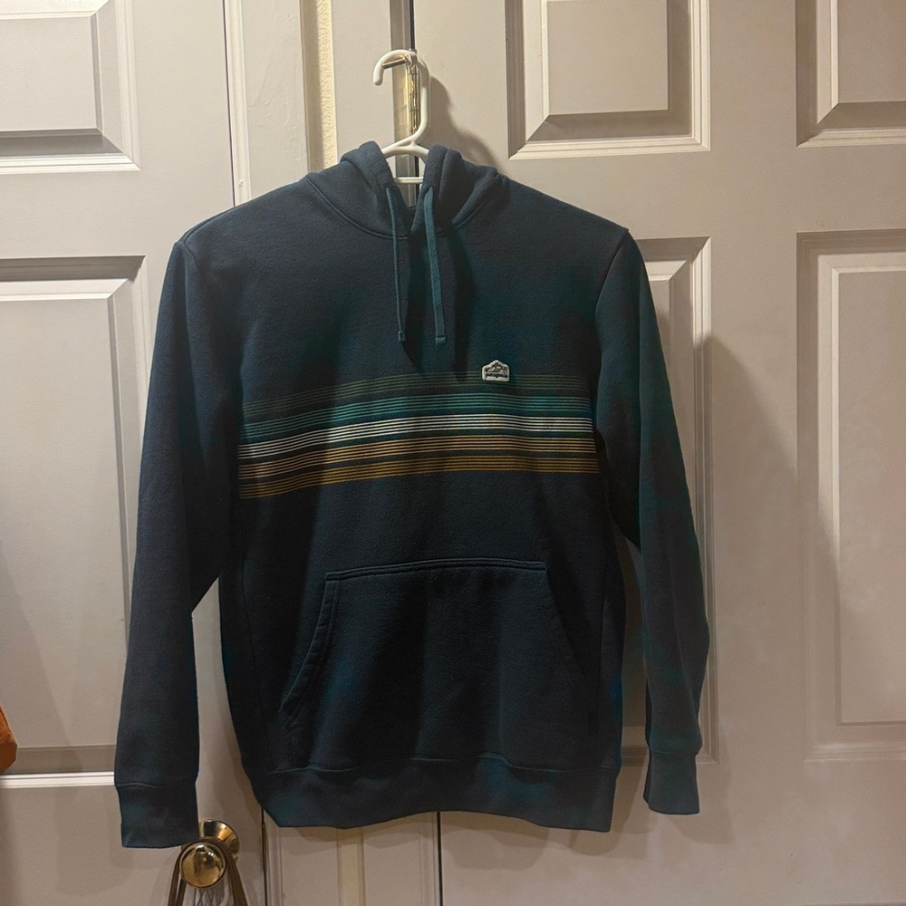 Patagonia Line Logo Ridge Stripe Uprisal Hoody – Blue/Green | Men’s M